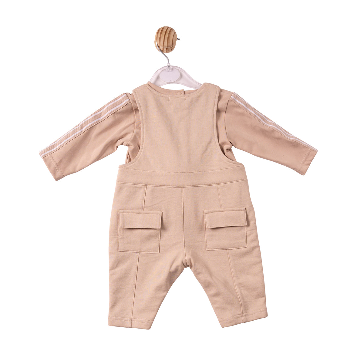 Beige Tape Top & Dungaree - MB7411