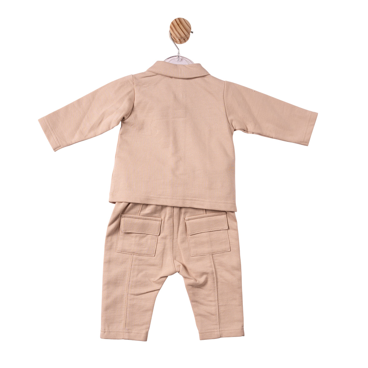 Beige Tape Shirt & Trouser - MB7412