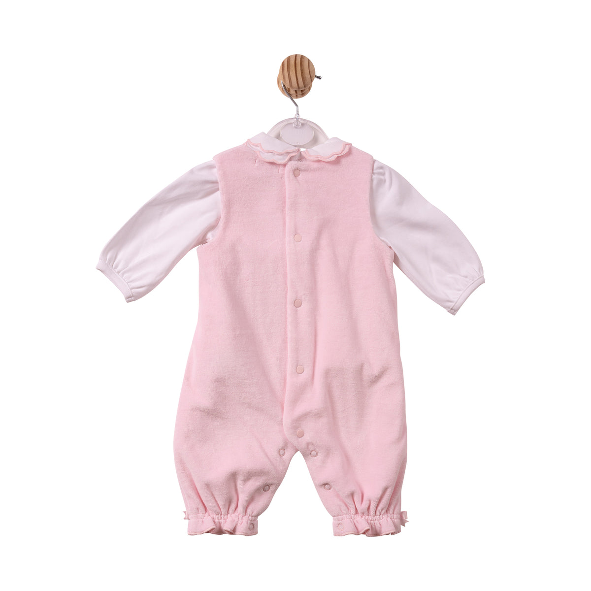 Pink Smocking Top & Dungaree - MB7421