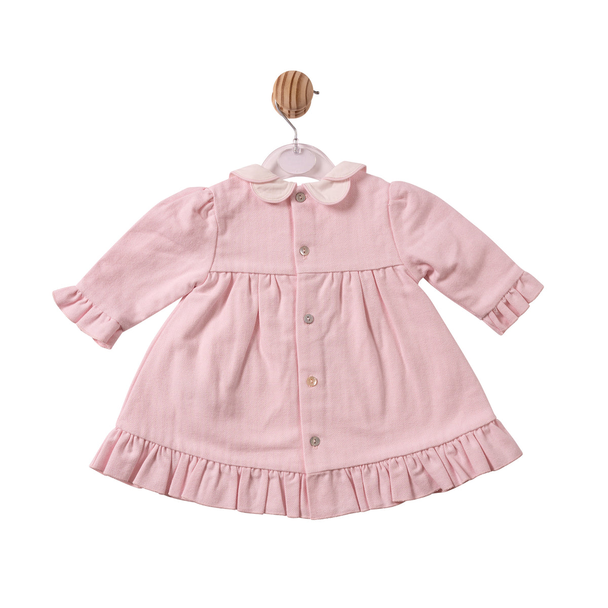 Pink Herringbone Dress - MB7448