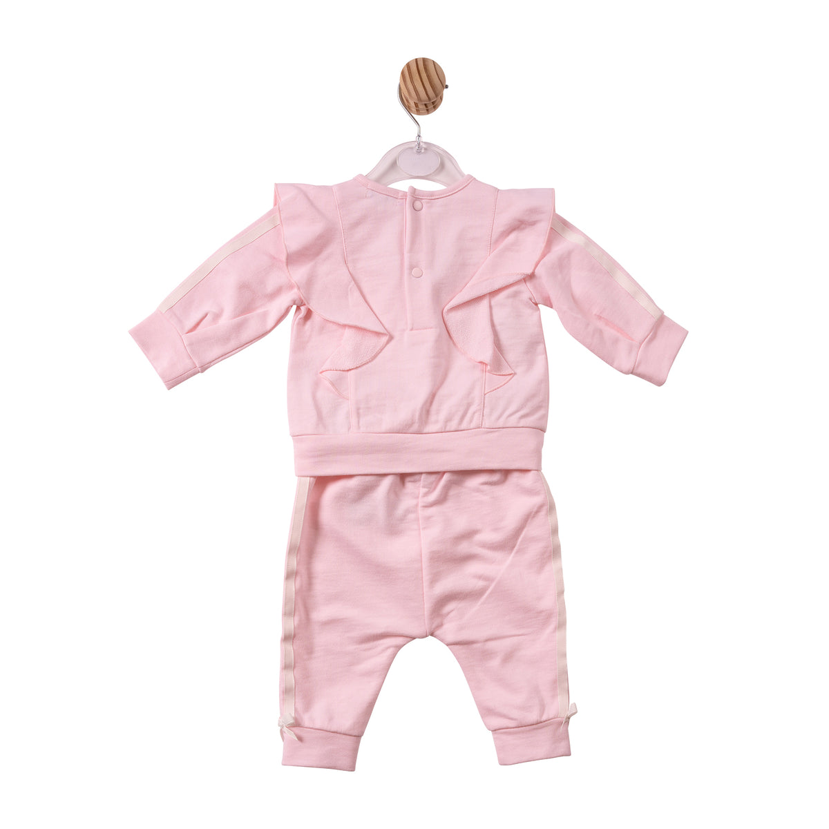 Pink Frill Crewneck and Jogger Tracksuit - MB7511