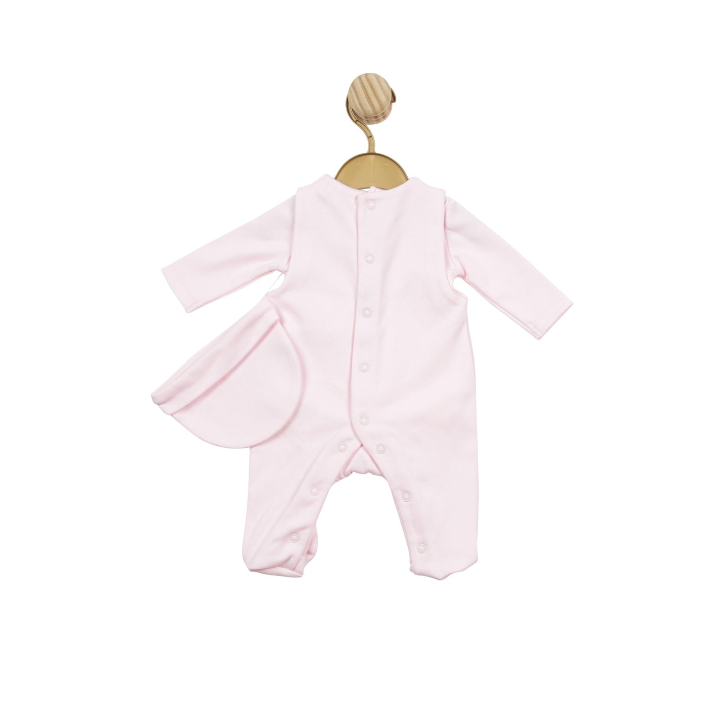 Pink Smocked Tiny Baby Body, Dungaree and Hat
