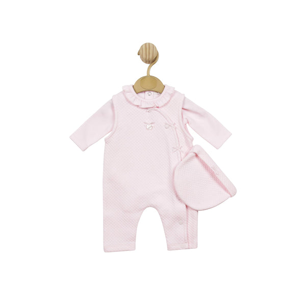 MB5142A | Body, Dungaree & Hat - Pink - In Stock