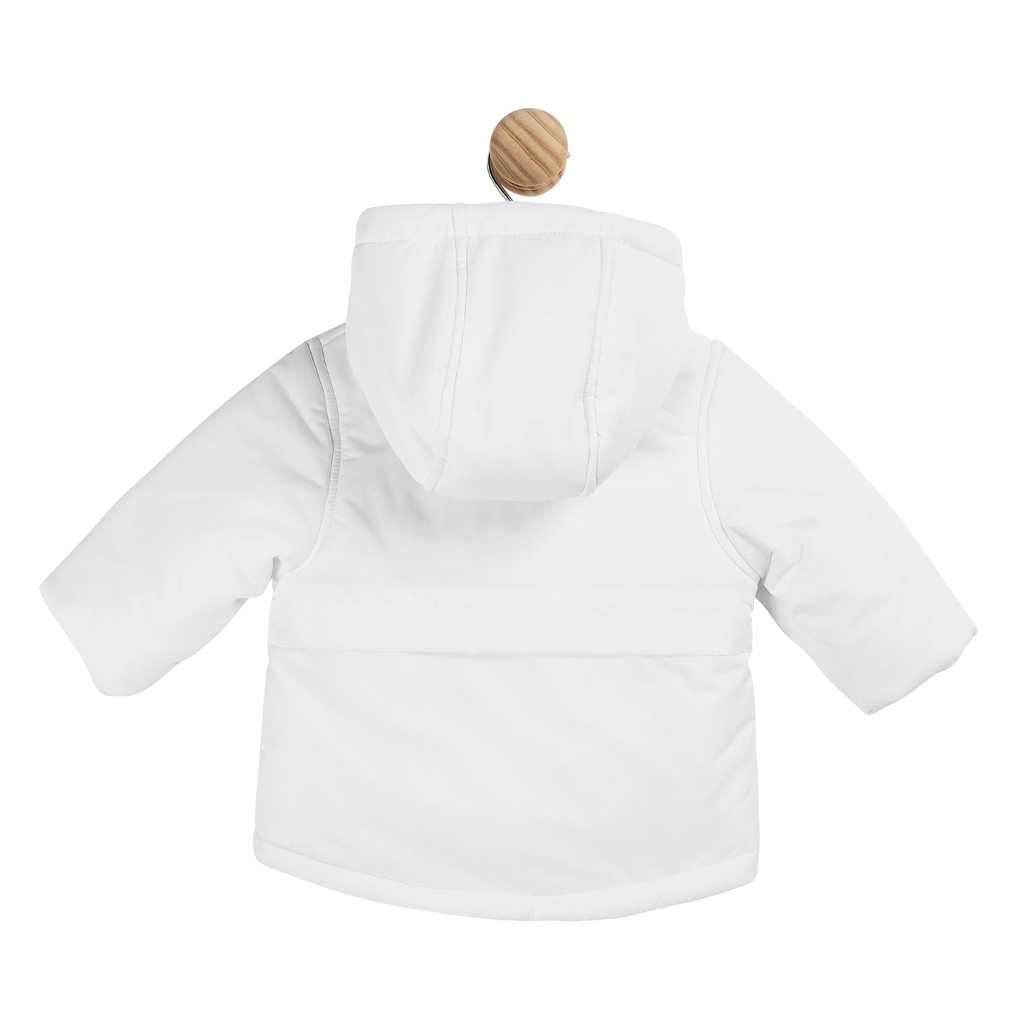 White Rubber M Coat