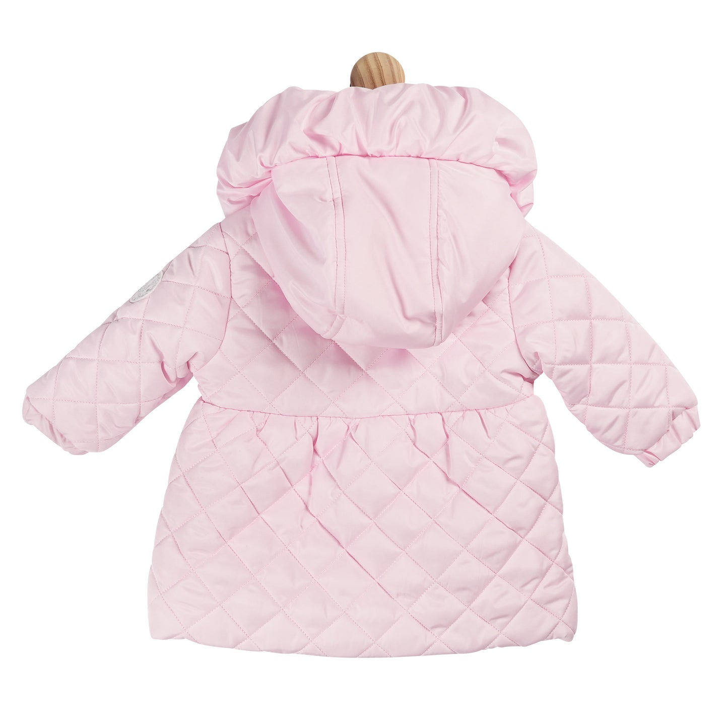 Shawl Collar Baby Pink Coat