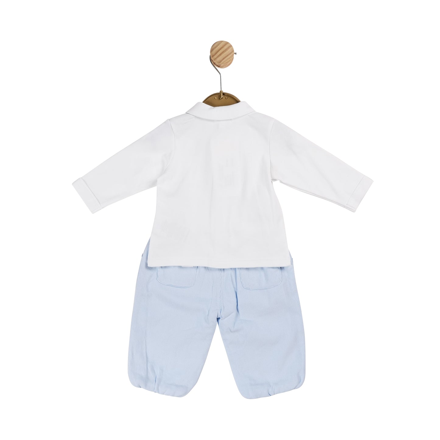 Blue Boys Needlecord Top & Trouser