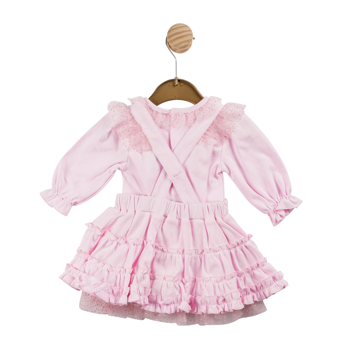 Fur Heart Top & Pinafore