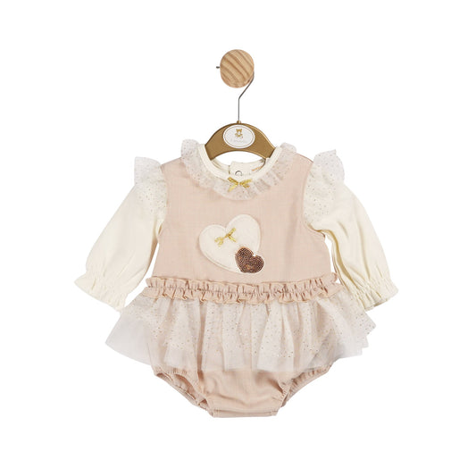 Ivory Heart Top and Romper