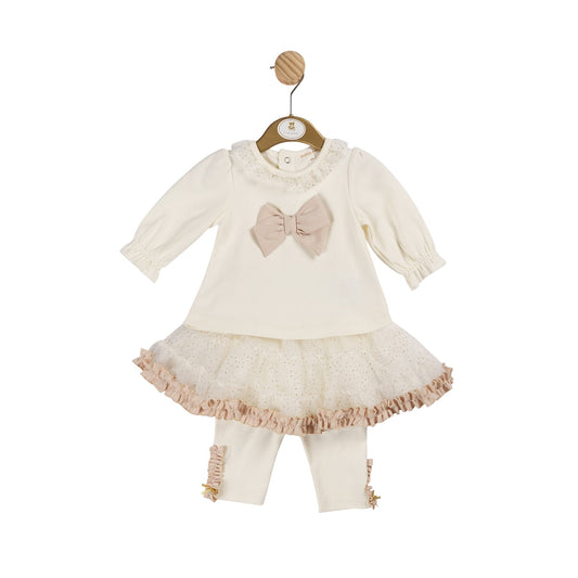 Ivory Bow Top and Tutu Legging