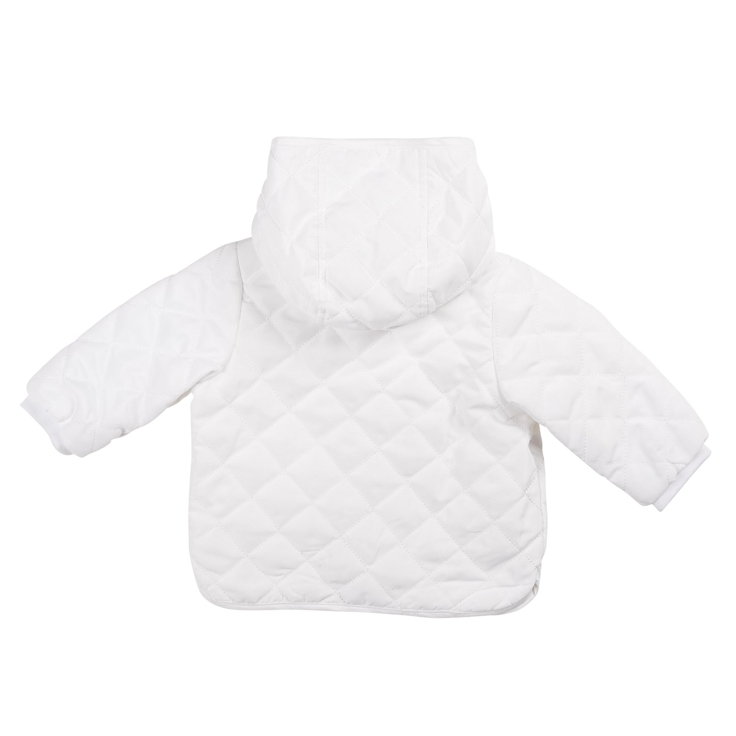 Cloud White Wadded Summer Jacket