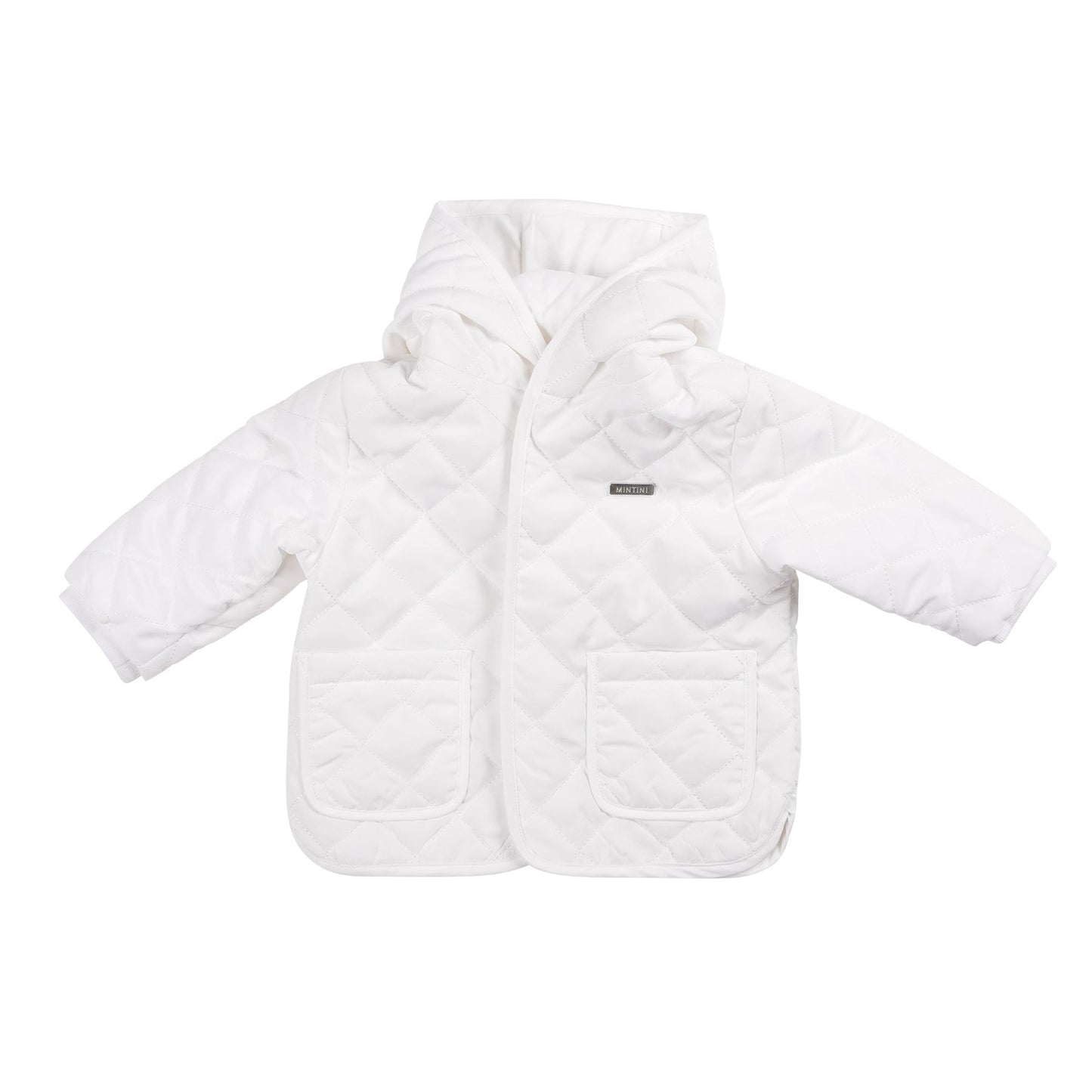 Cloud White Wadded Summer Jacket