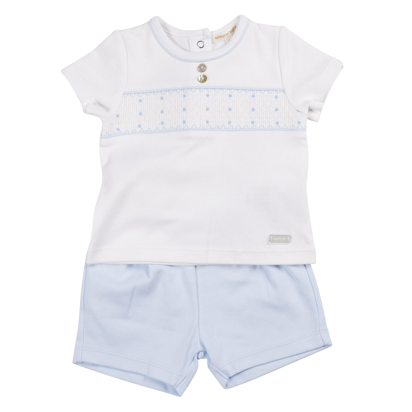 Blue Smocked  Top & Short