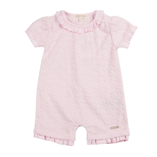 Pink Velour Romper
