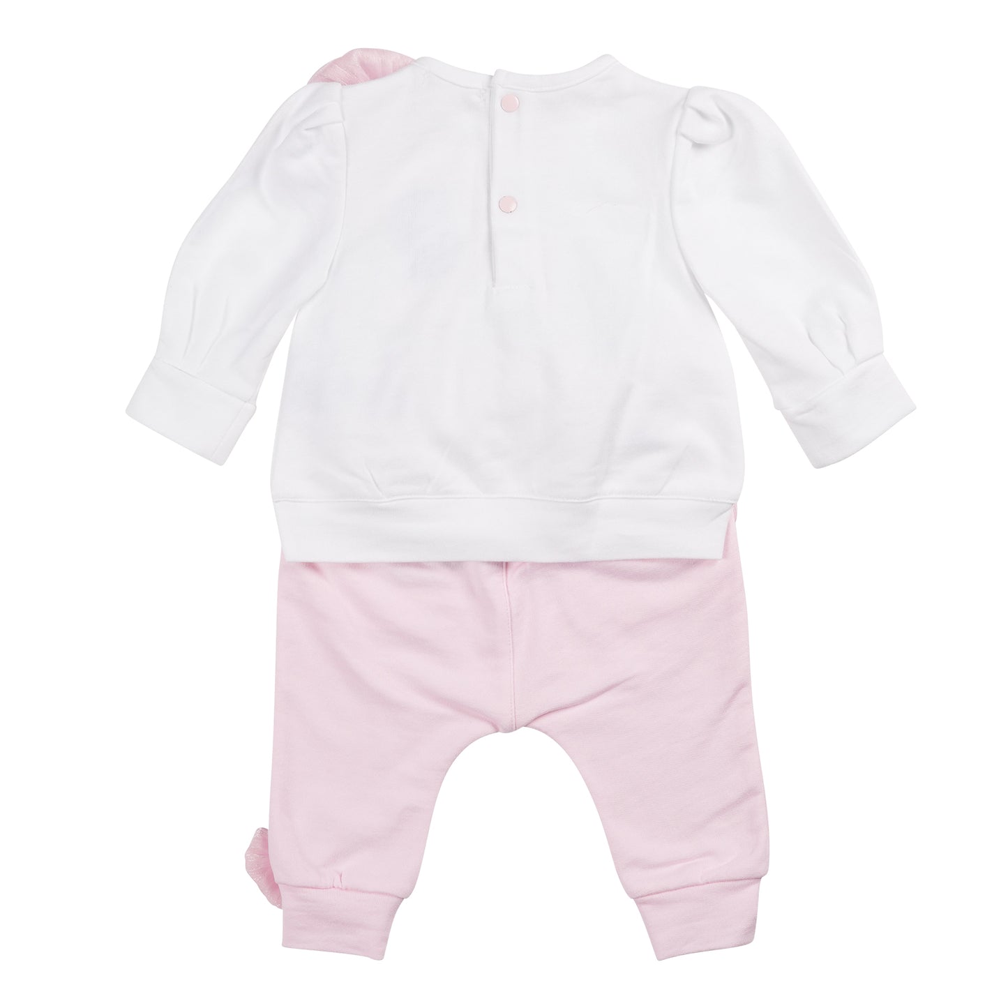 Pink and White Tuille Tracksuit