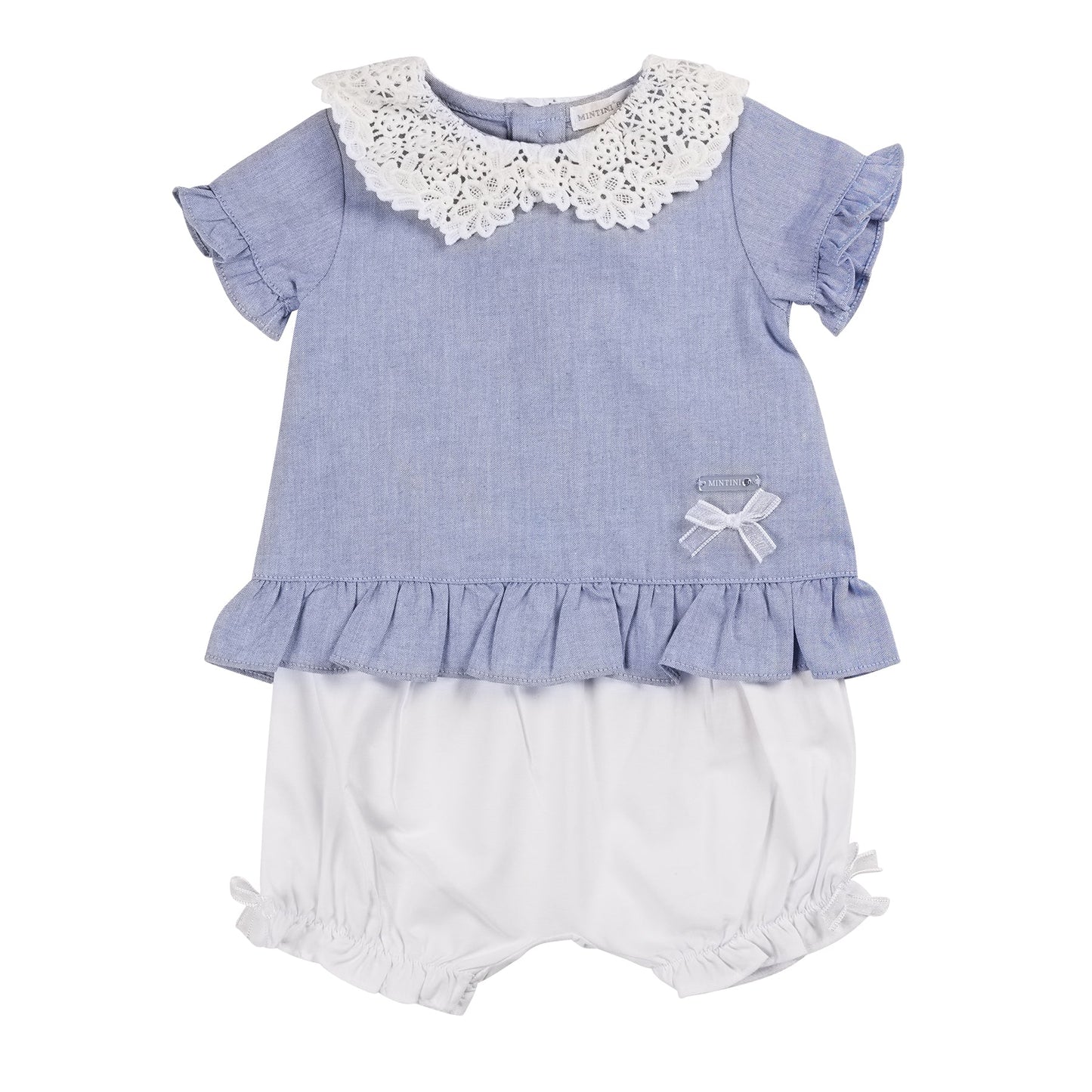 MB6433A | Top & Bloomer-Blue/White-Pre Order