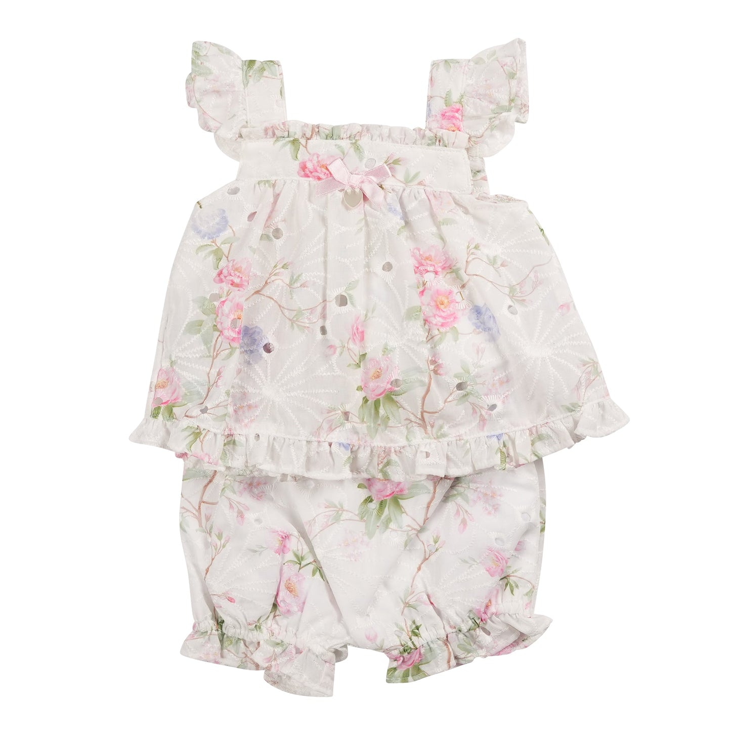 Pastel Floral Top and Bloomer