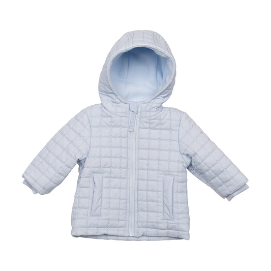 Baby Blue Quilted Coat
