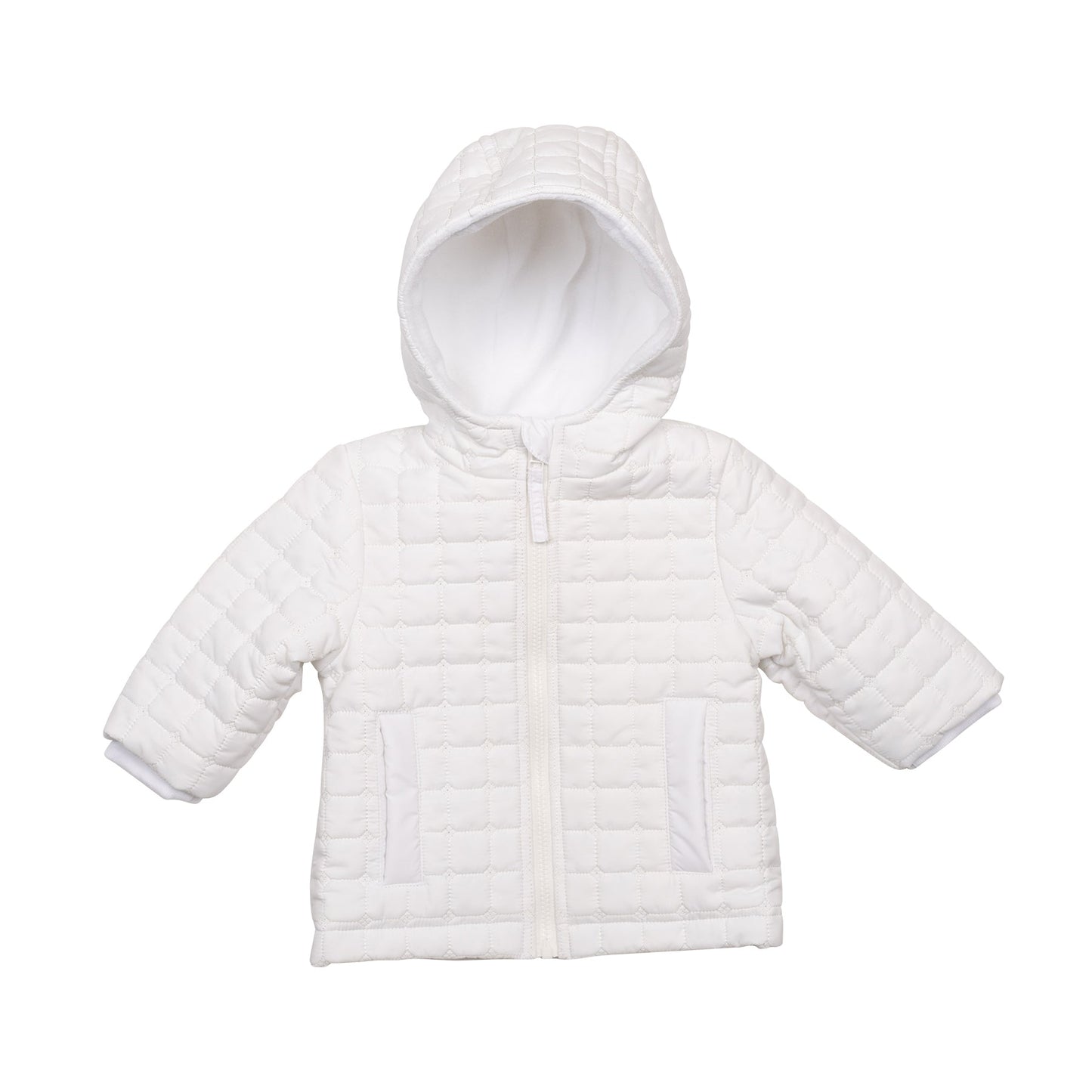 White Quilted Coat