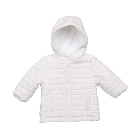White Quilted Coat