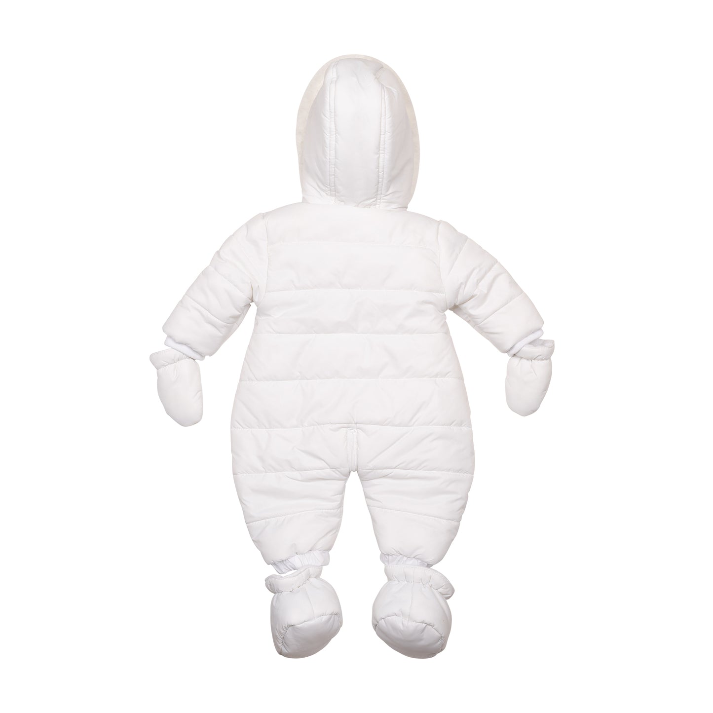 White Wadded Snowsuit