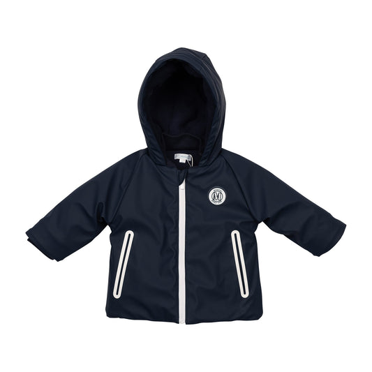 Navy Blue Hooded Jacket