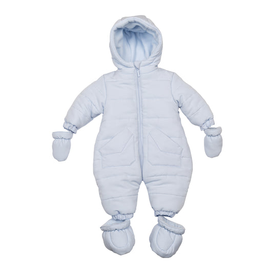 Blue Puffer Snowsuit