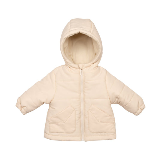 Beige Padded Coat