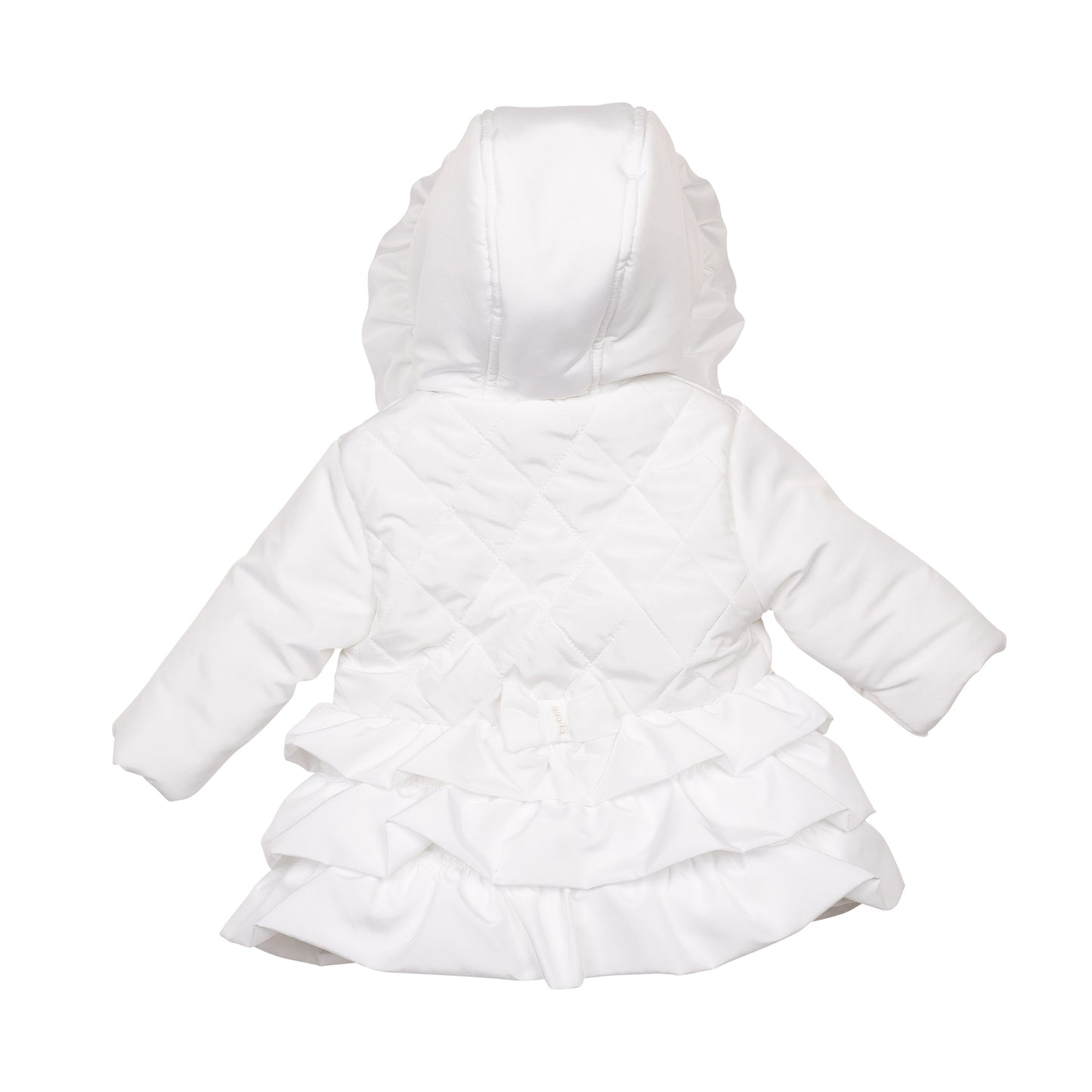 White Frilly Coat