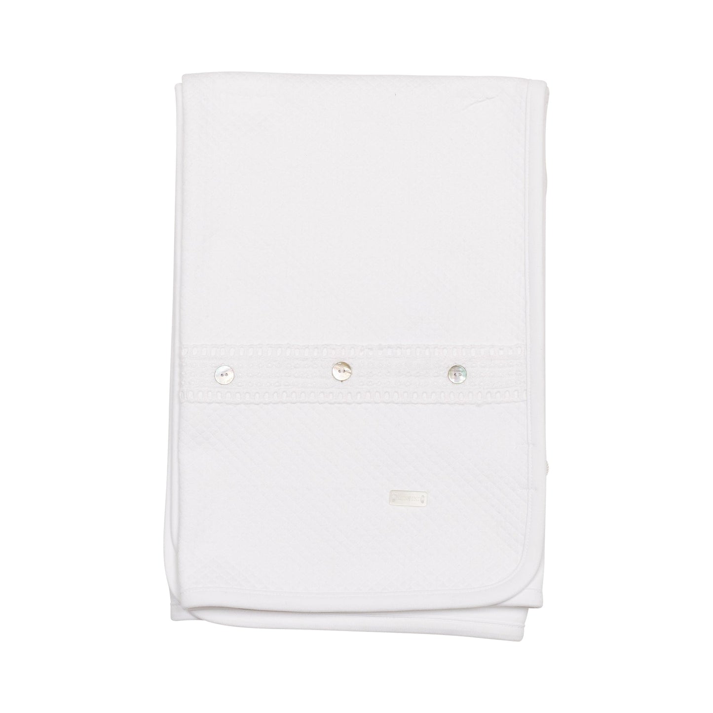 White Jacquard Blanket