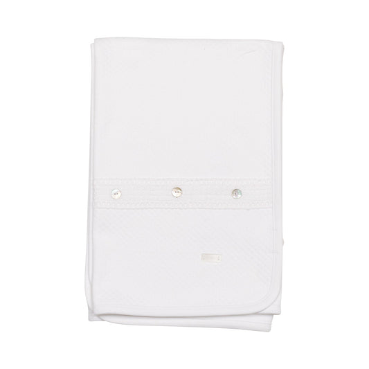 White Jacquard Blanket
