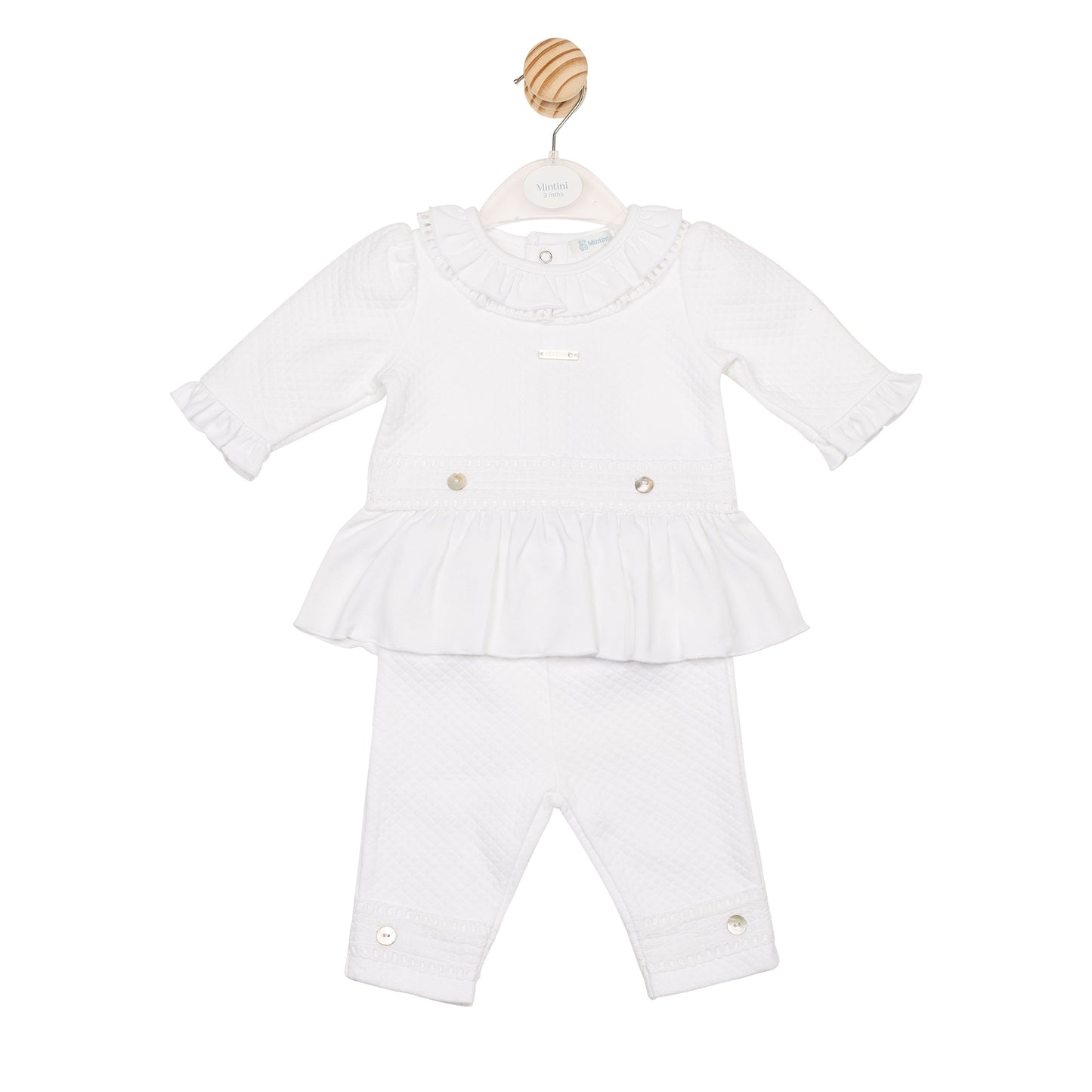 White Jacquard Tunic and Legging