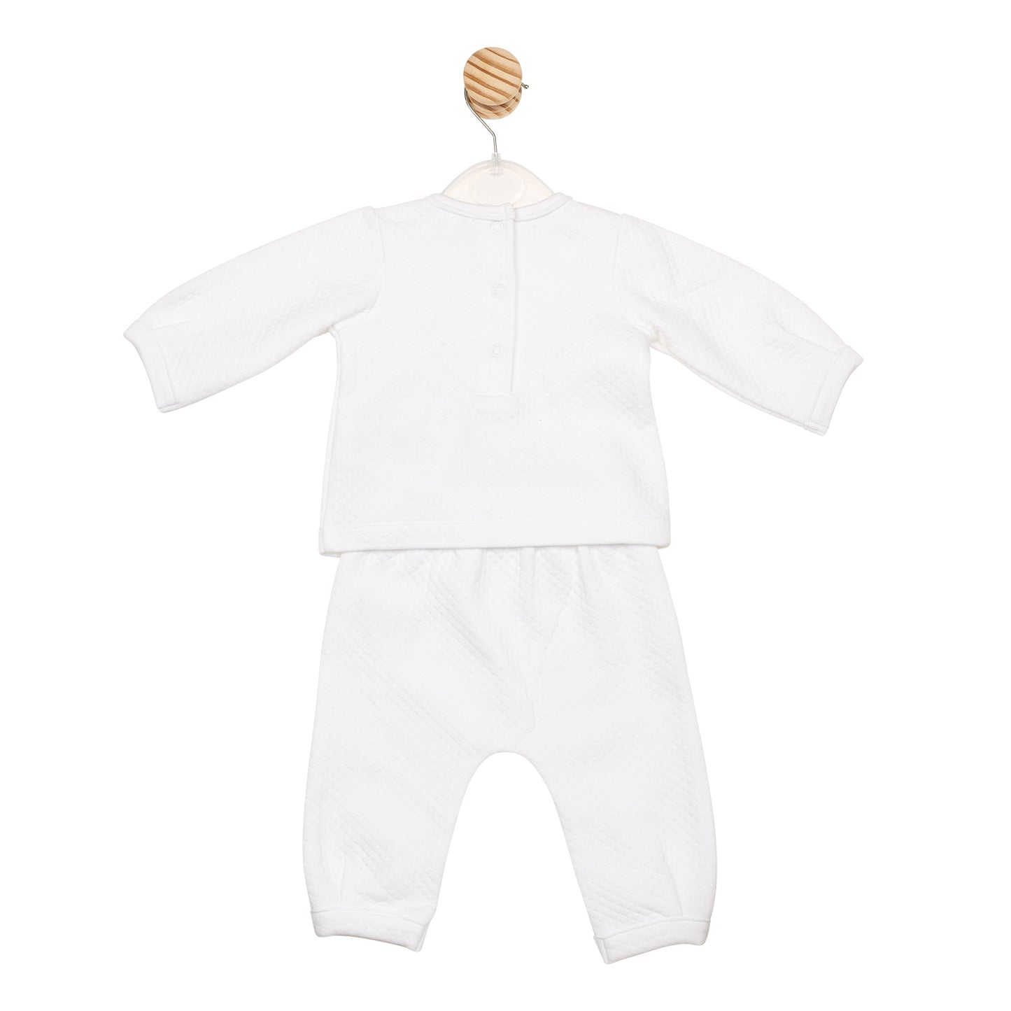 White Jacquard Top and Trouser
