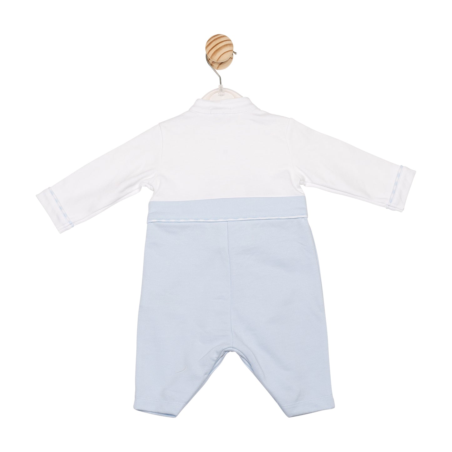 Blue and White Romper