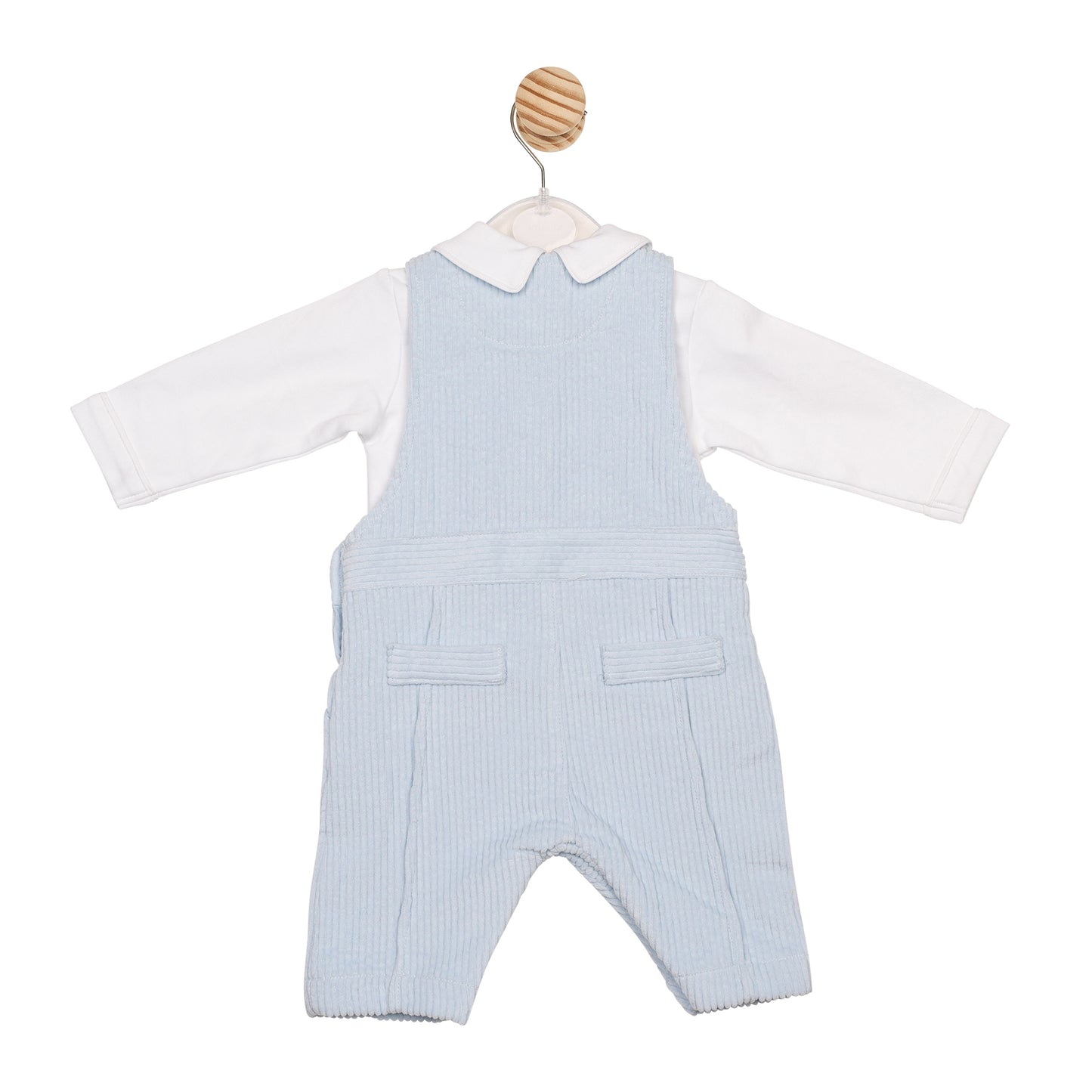 Blue and White Cord Top and Dungaree