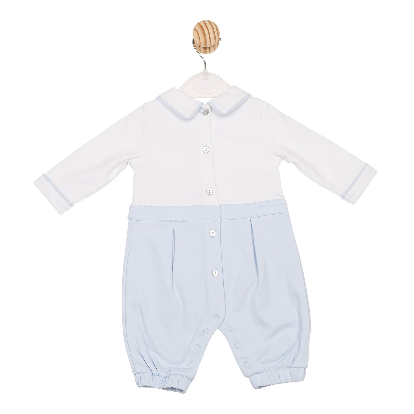 Blue Smocked Romper