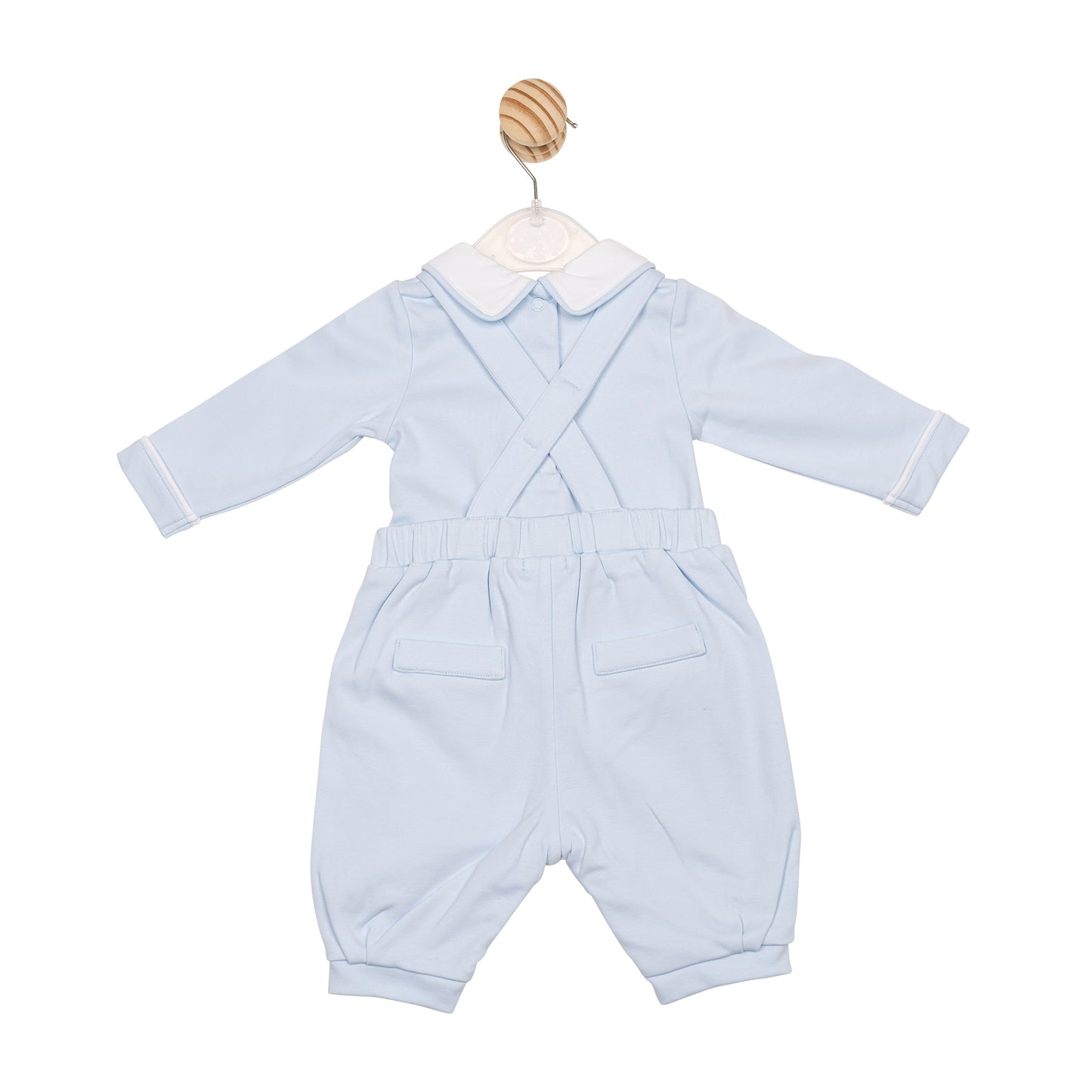 Blue Smocked Top and Dungaree