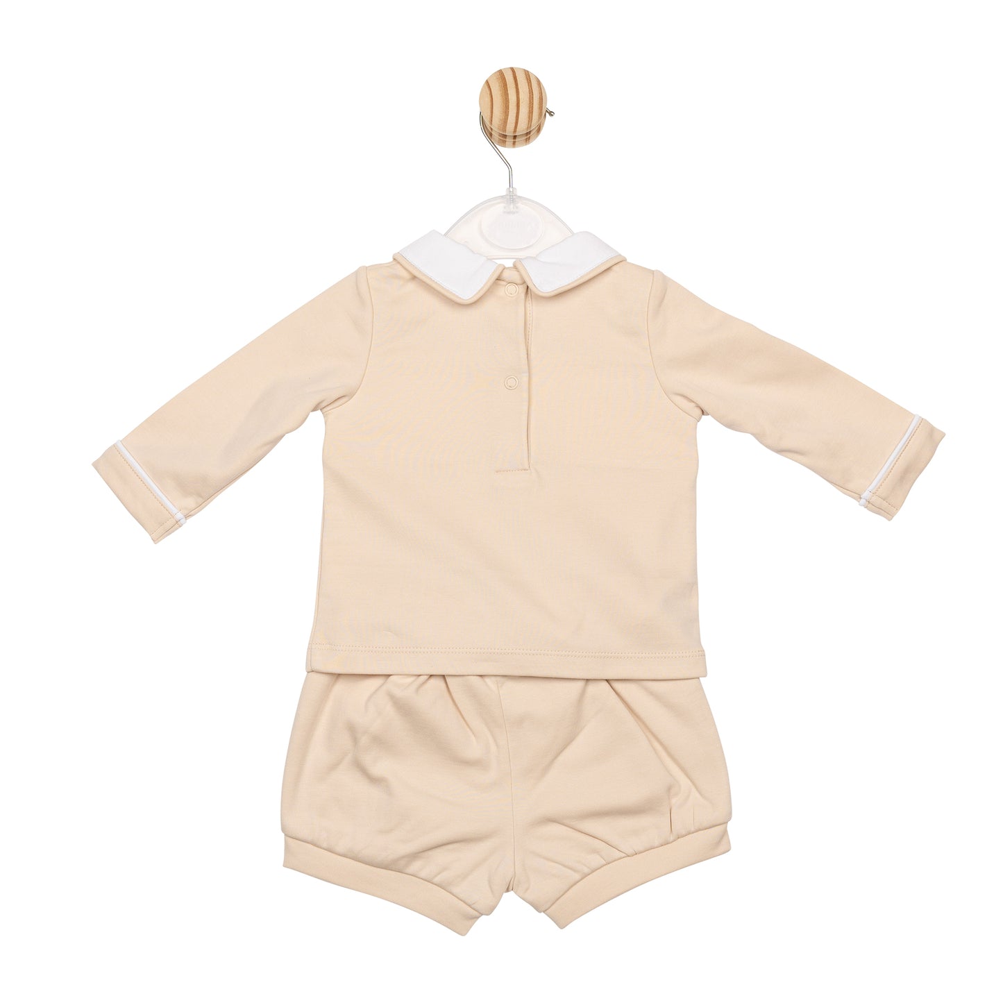 Beige Smoked Top and Bloomer Short