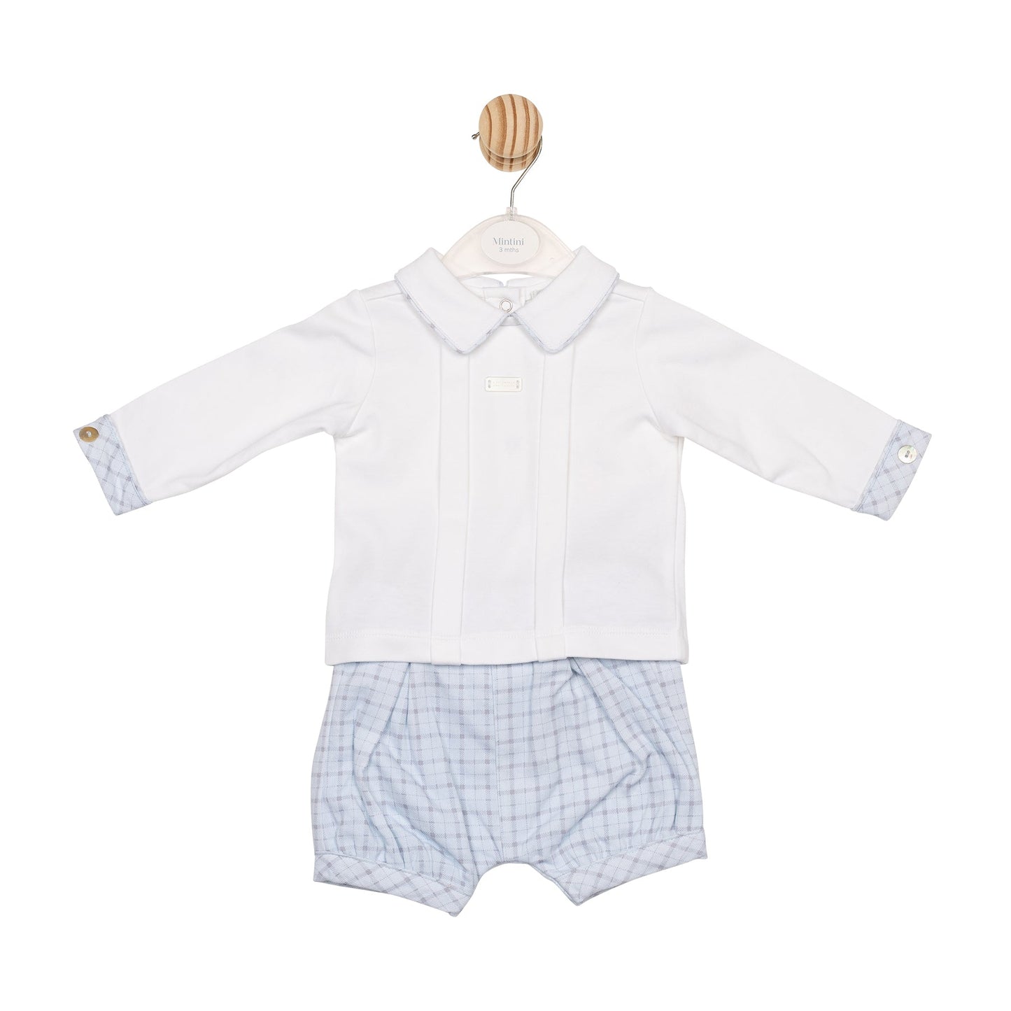 Printed Check Top and Bloomer Short