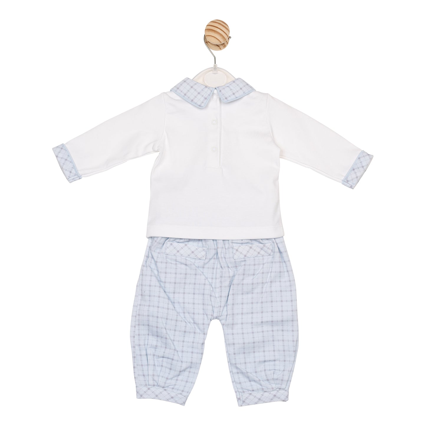Printed Check Top and Trouser