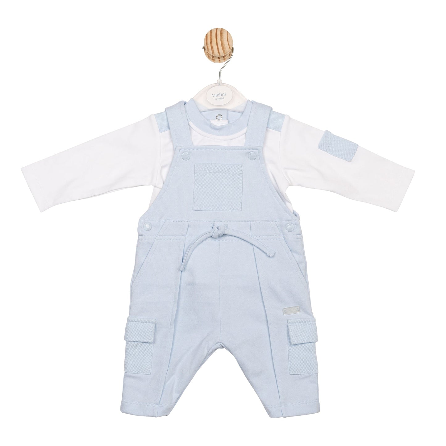 Pique Knit Top and Dungaree