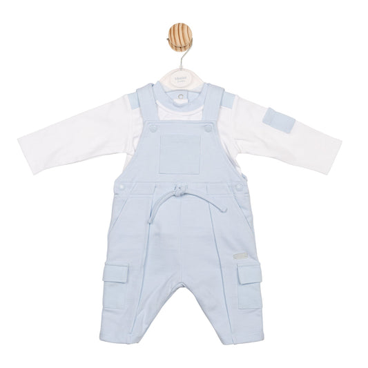 Pique Knit Top and Dungaree