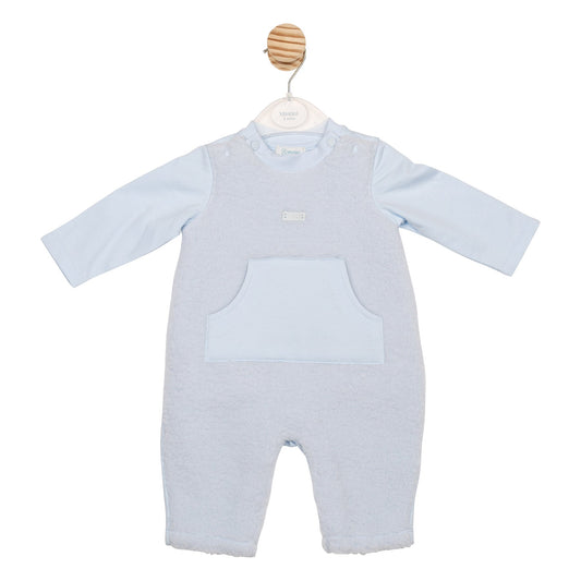 Blue Fleece Romper
