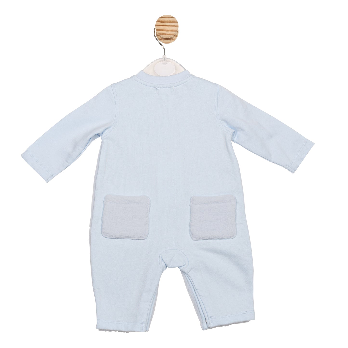 Blue Fleece Romper