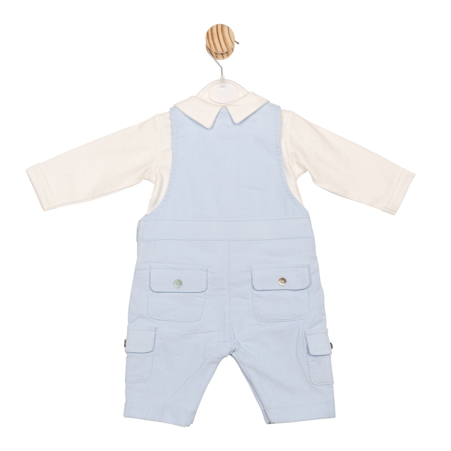 Blue Cord Top and Dungaree