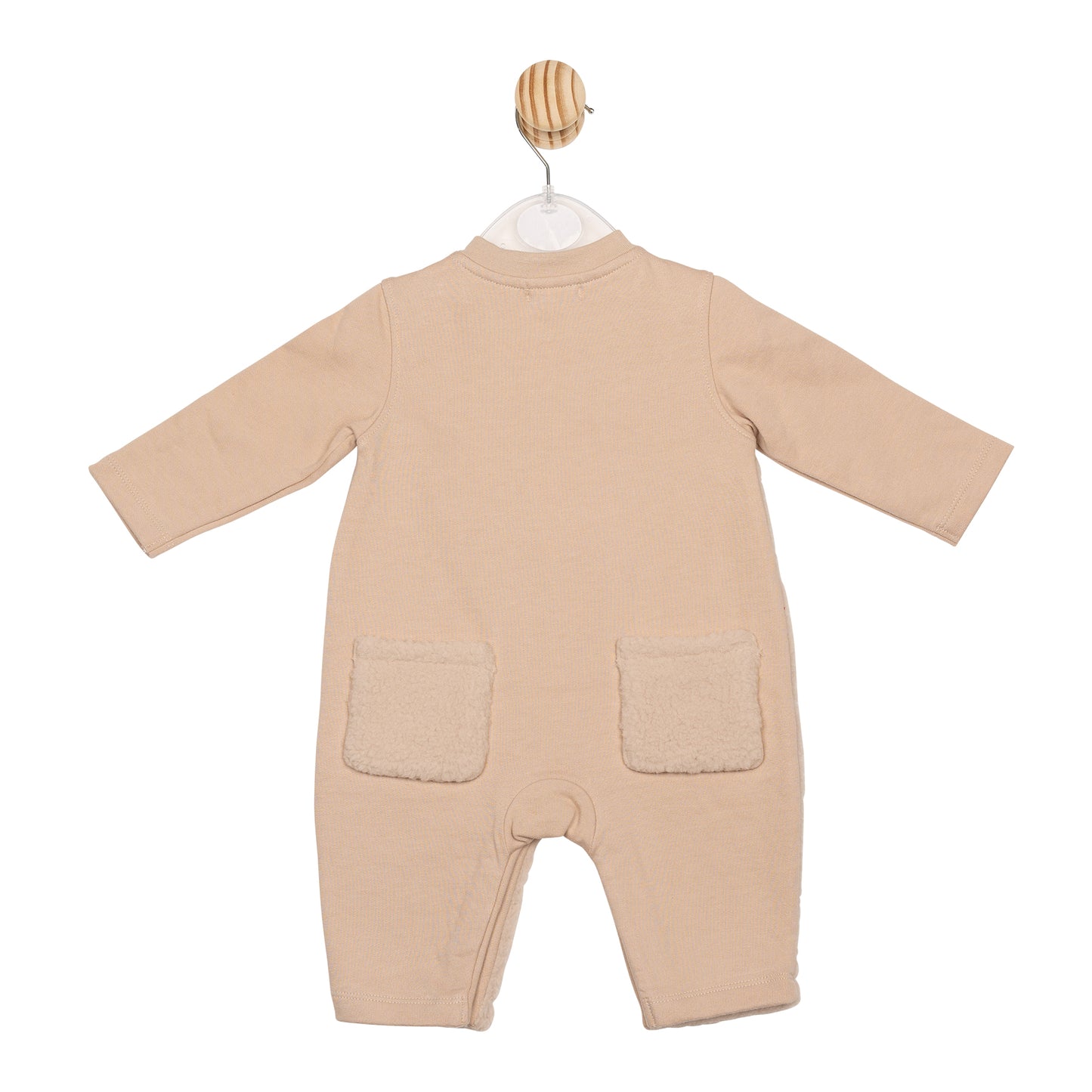 Beige Fleece Romper
