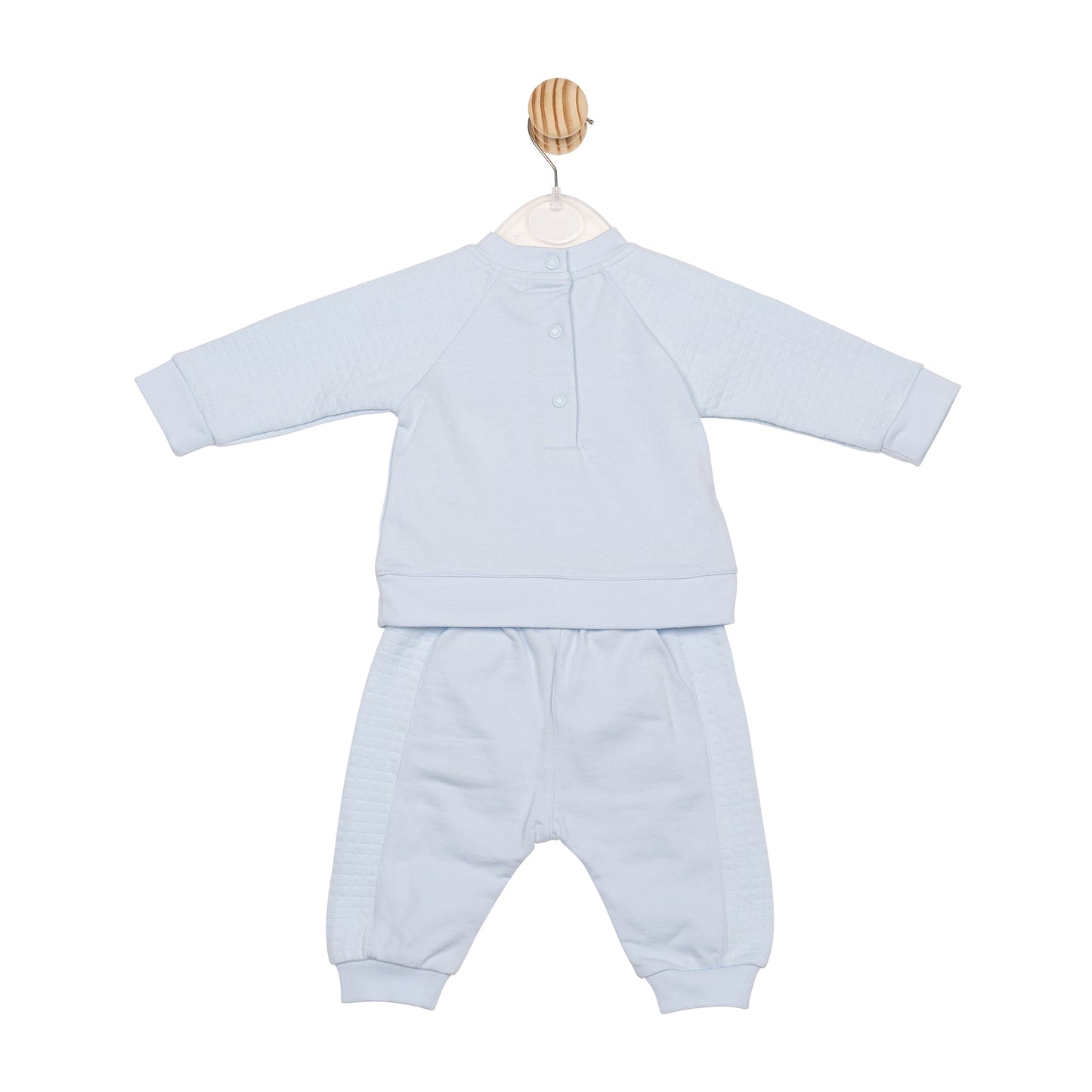 Blue Square Jacquard Tracksuit
