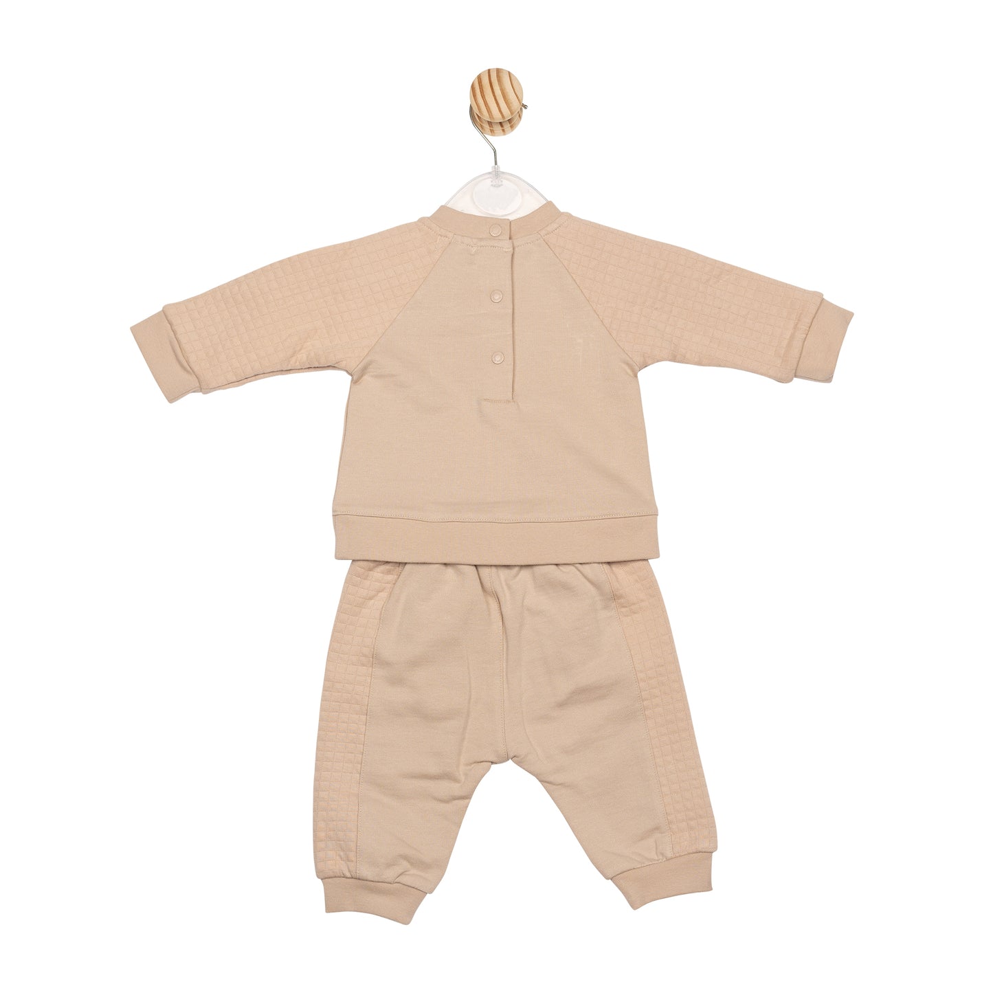 Beige Square Jacquard Tracksuit