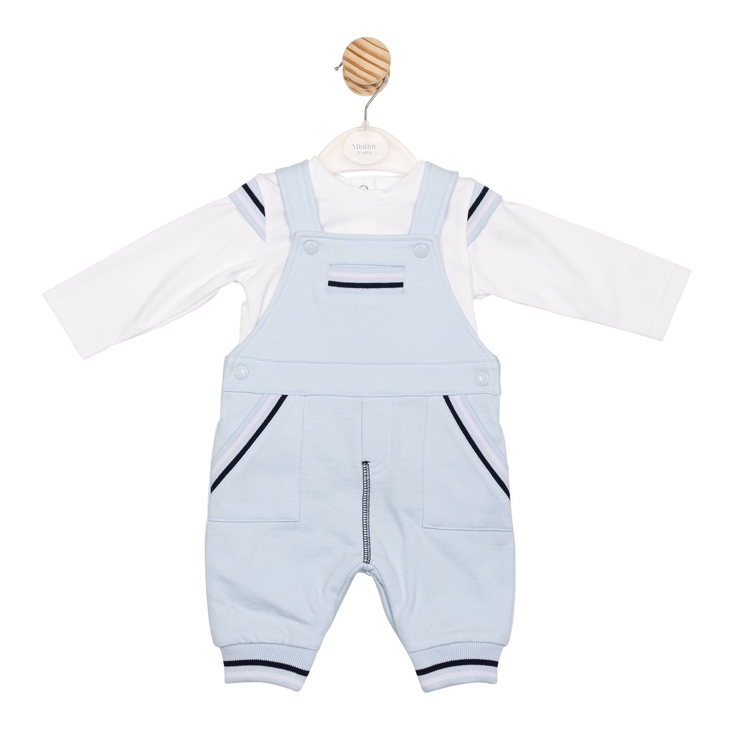 Navy Piping Top and Dungaree