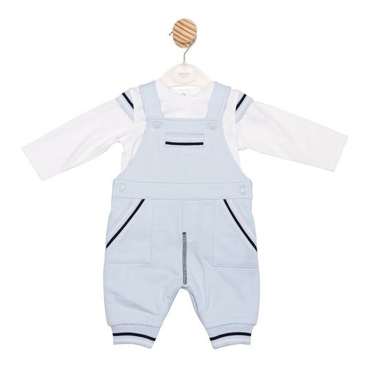 Navy Piping Top and Dungaree