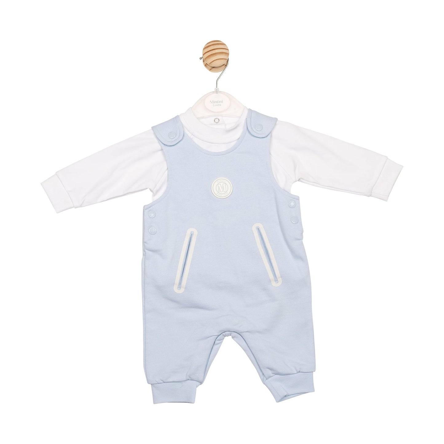 Blue Rubber M Top and Dungaree